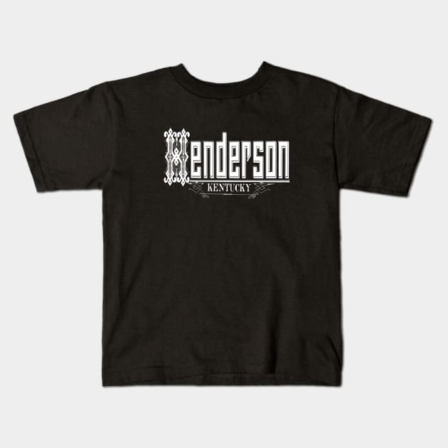 Vintage Henderson, KY Kids T-Shirt by DonDota